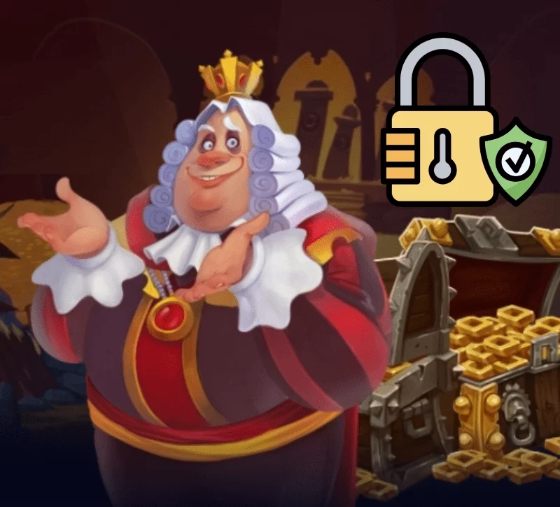 The king's gold is under heavy guard at HellSpin Casino